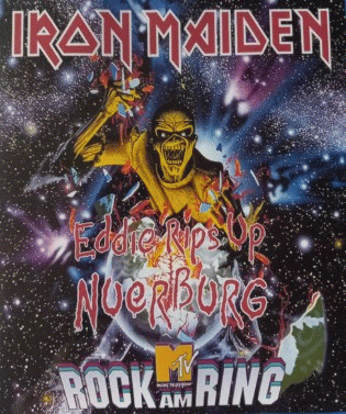 Iron Maiden (UK-1) : Eddie Rips Up Nuerburg